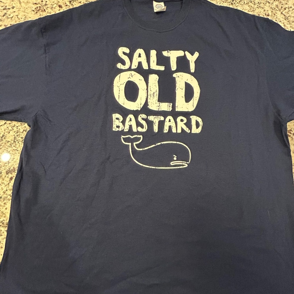 Men’s Salty OB Delta Navy Blue T-Shirt 3XL‎
